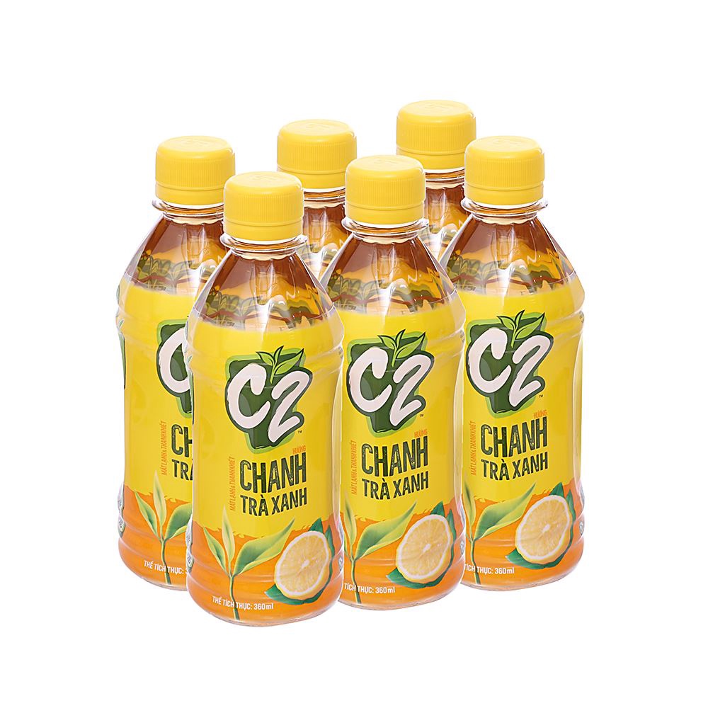 Trà xanh c2 hương chanh 360ml