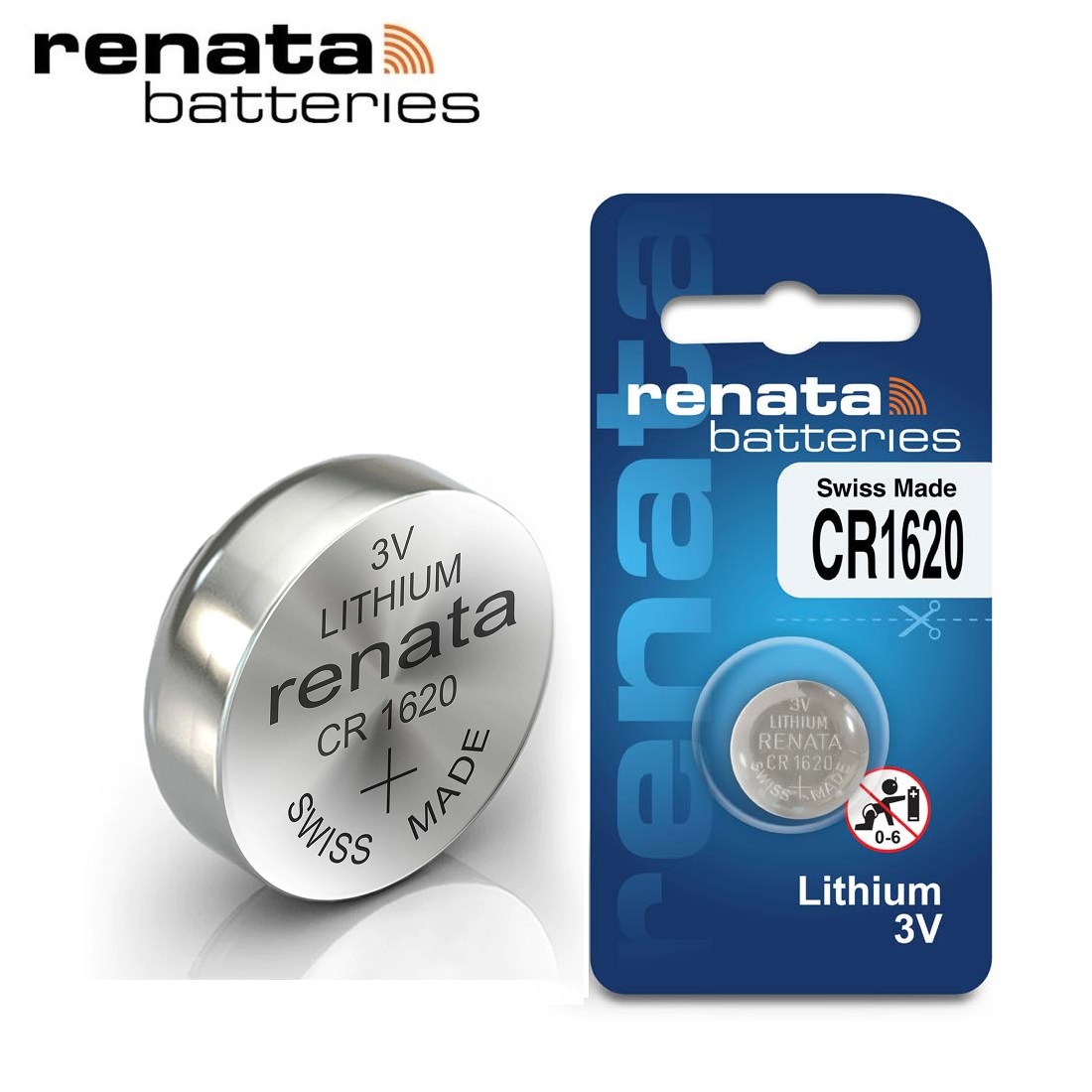 CR1620.IB in Tray by Renata Batteries | Batteries | Future Electronics