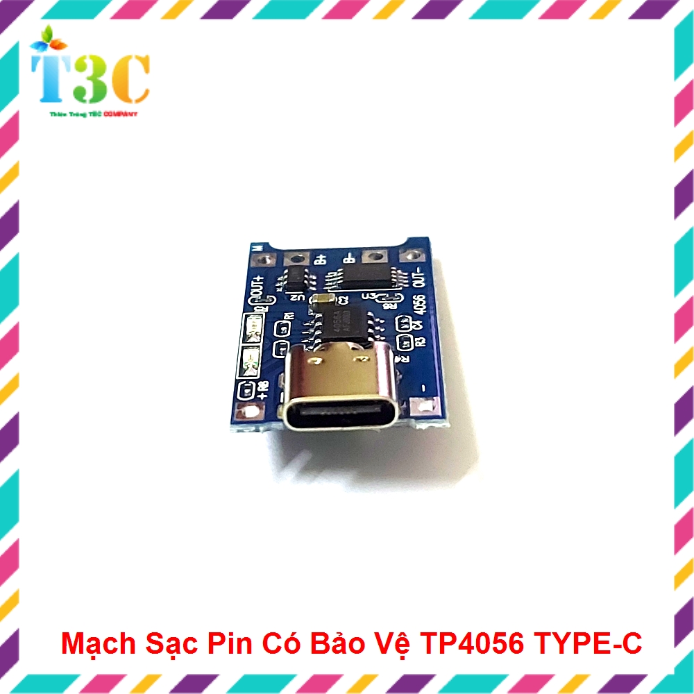 Mạch Sạc Pin Lithium Có Bảo Vệ TP4056 TYPE-C