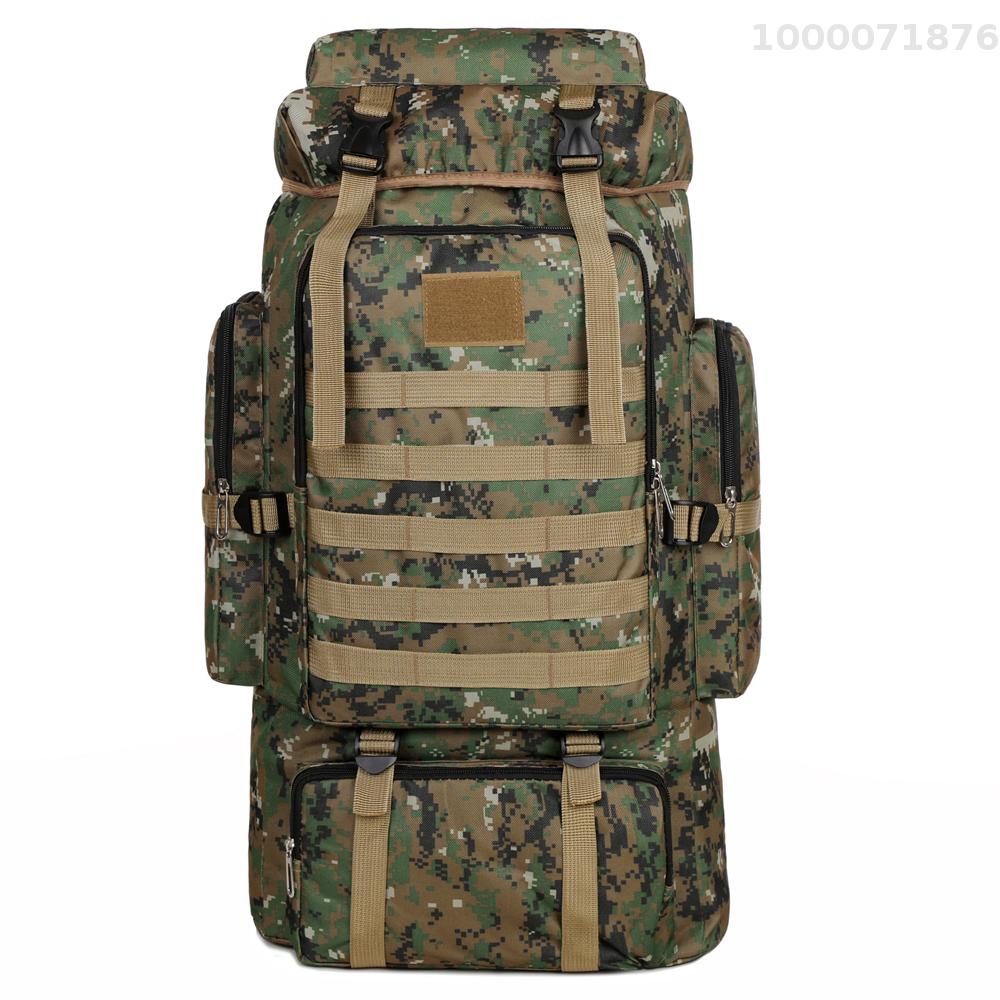 Large Capacity Hiking Backpack Outdoor Camping Rucksack Canvas Trekking Backpack