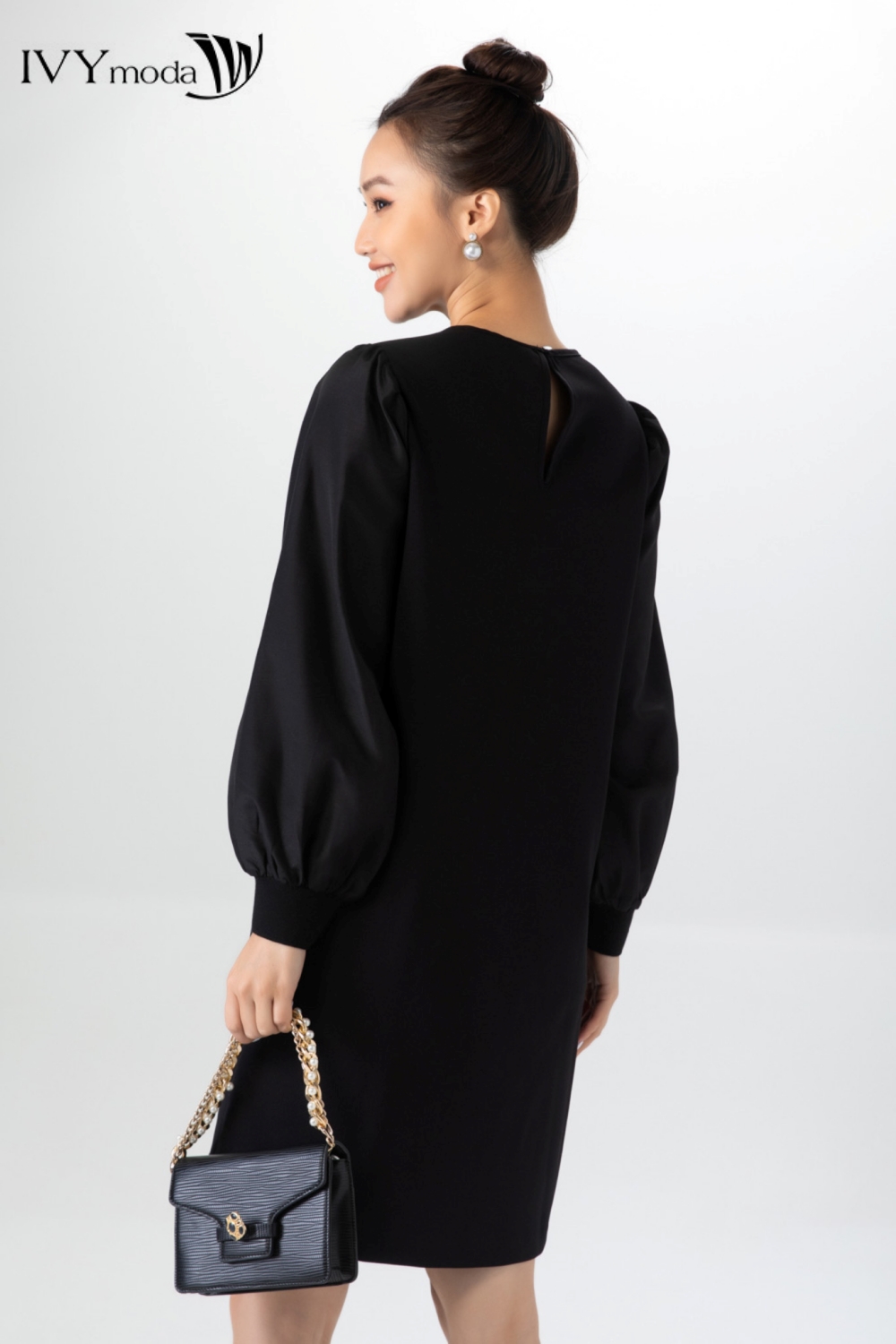 Đầm thun dáng suông IVY moda MS 42B9053