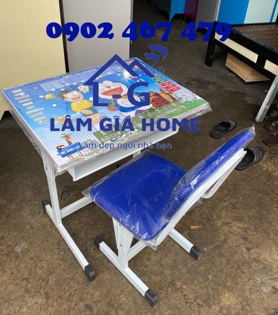 BÀN HỌC SINH CHÂN SẮT DOREAMON (BỘ)