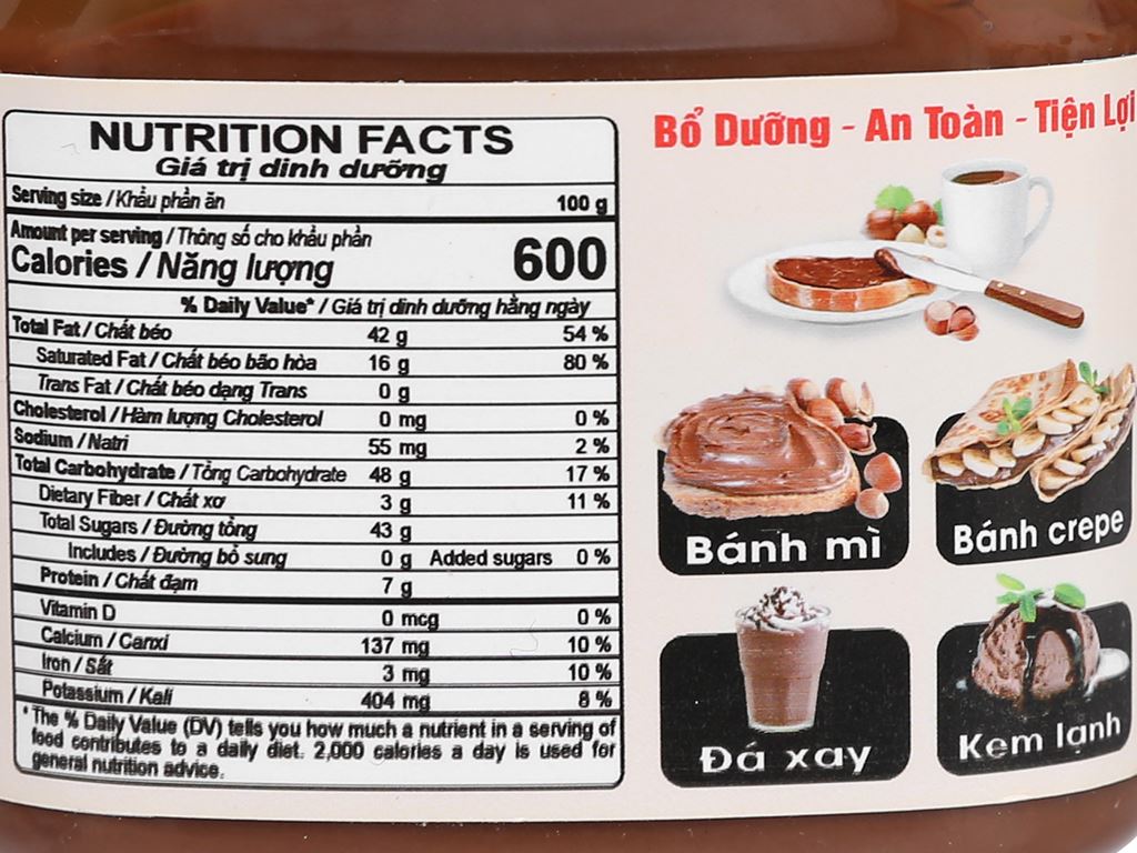 BƠ HẠT PHỈ CA CAO GOLDEN FARM HAZELNUT COCOA BUTTER HSD MỚI NHẤT