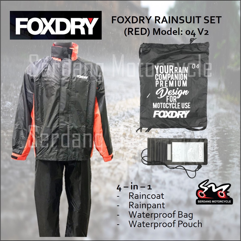 foxdry raincoat