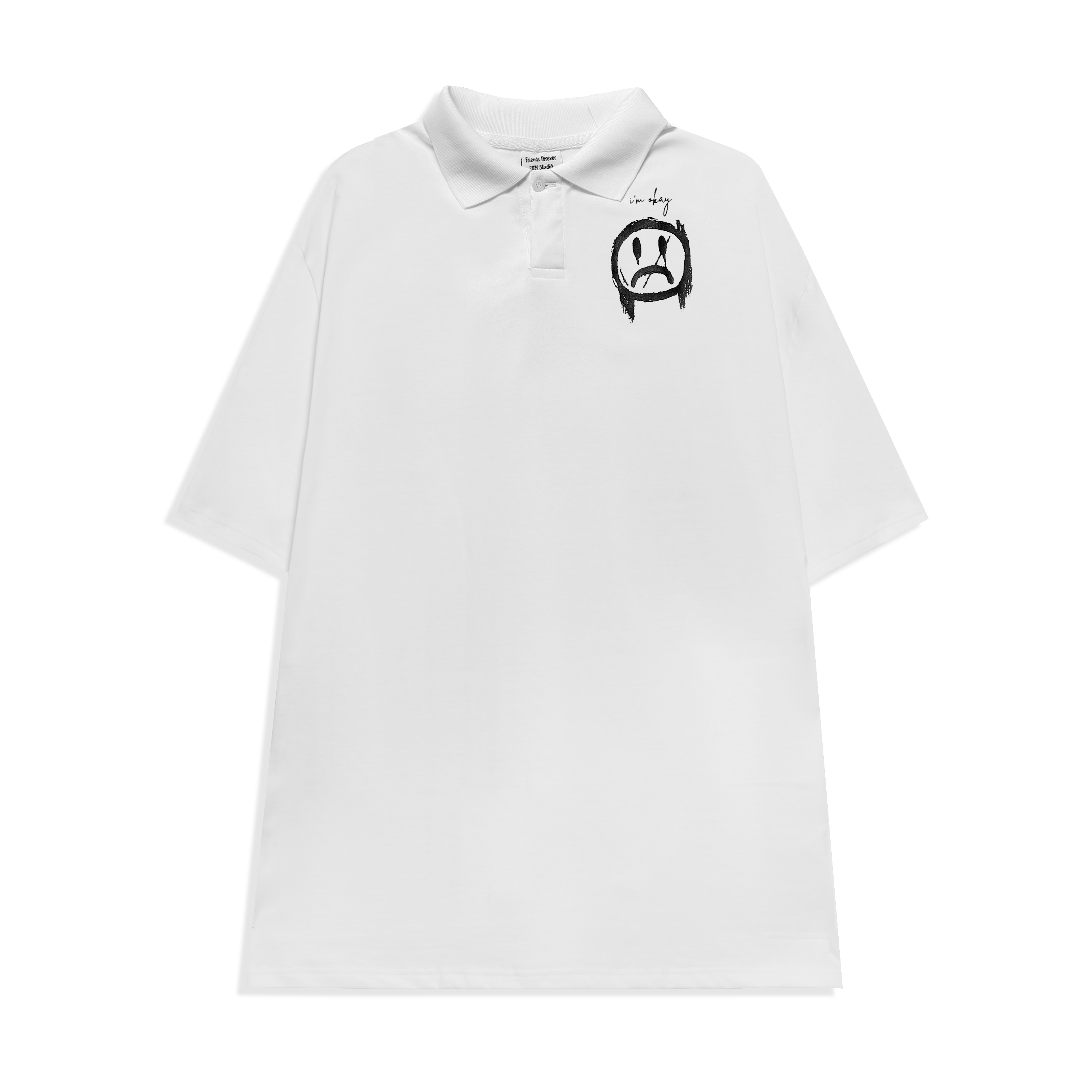 ÁO THUN FF POLO IM SAD