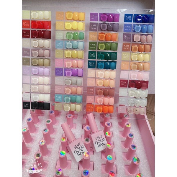 Sơn gel very good nail base , top ,trắng ,đen 15ml