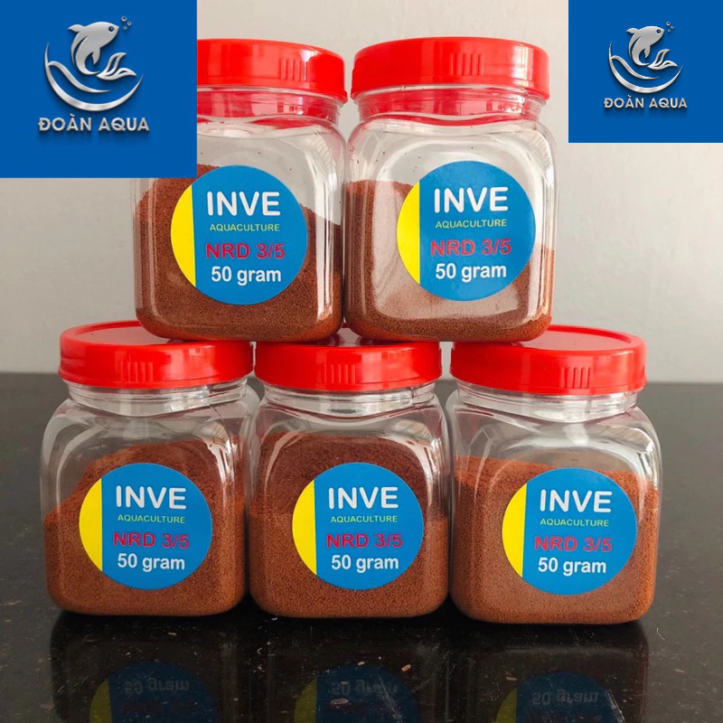 Cám thái Inve 3/5 - Thức Ăn Cho Cá Cảnh,cá bảy màu,betta (50g)
