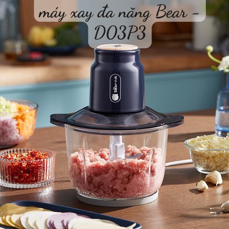 [ HÀNG SẴN ] MÁY XAY ĐA NĂNG BEAR D03P3 [ TOMBEN HOME] [ CHÍNH HÃNG BEAR ]