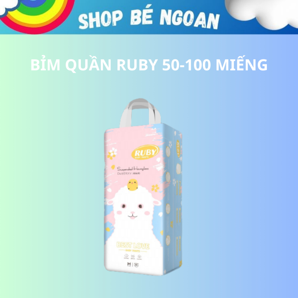 Bỉm quần RUBY size M100/L100/XL100/XXXL100