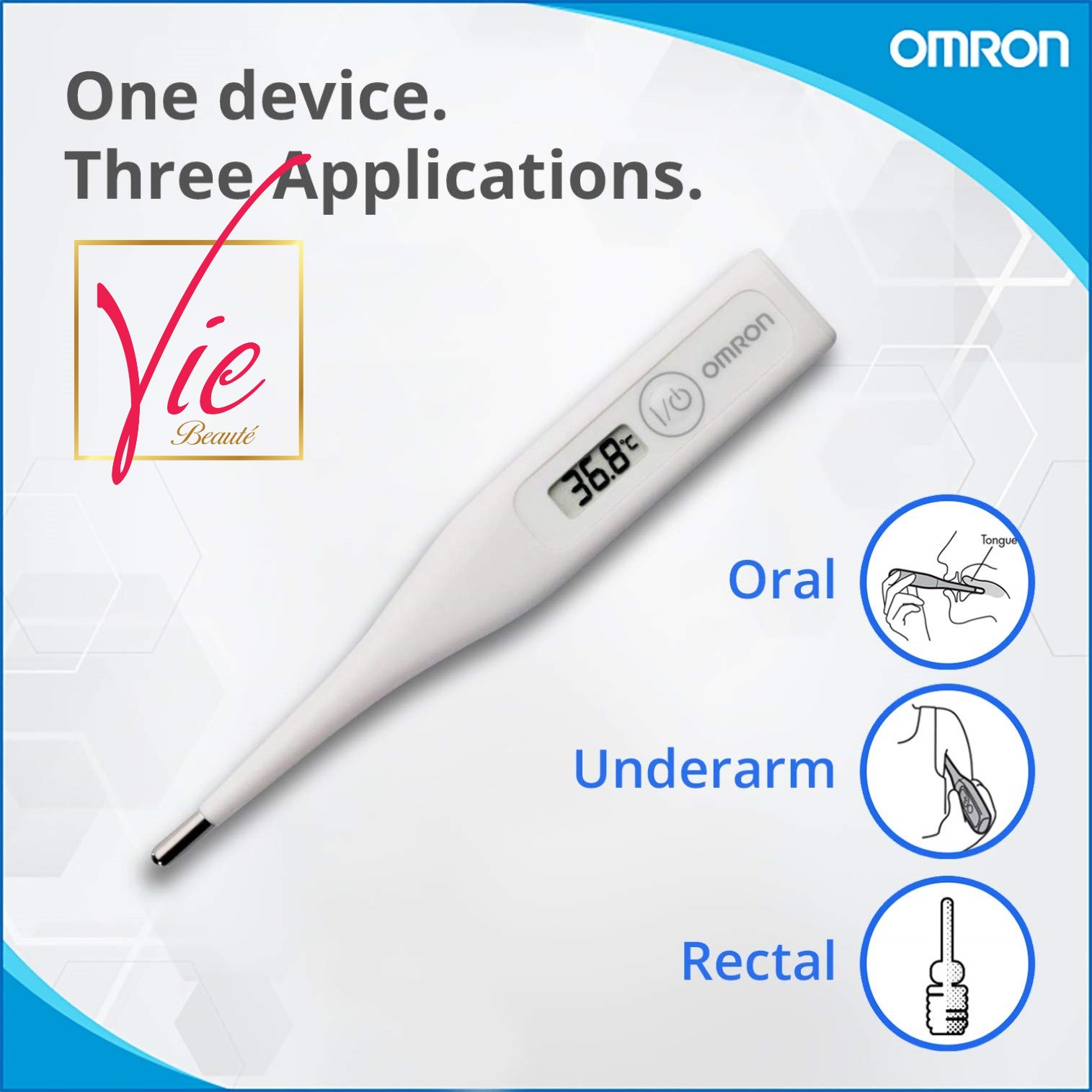 Nhiệt kế điện tử Omron MC 246 Digital Thermometer - Hàng Chính Hãng