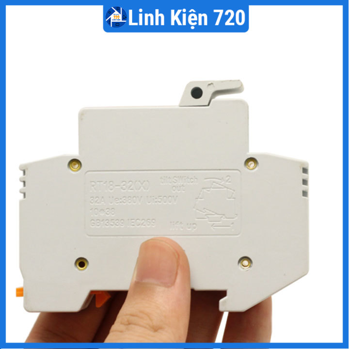 Hộp cầu chì RT18-32(X) 10x38mm