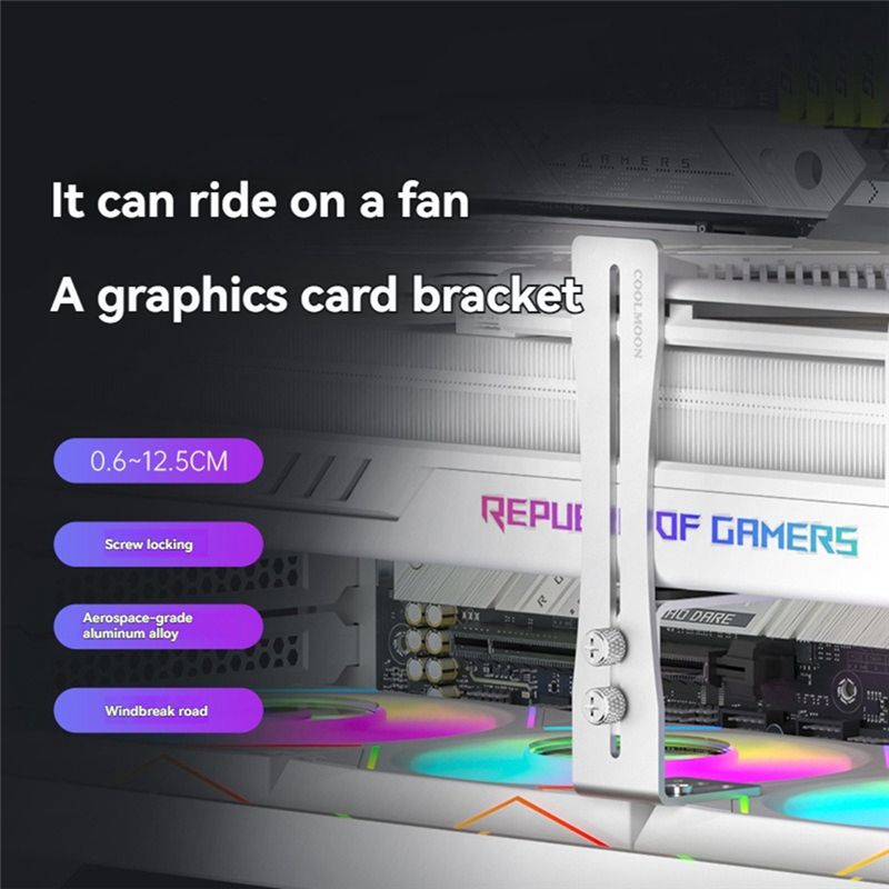 COOLMOON%20Adjustable%20Aluminum%20GPU%20Brace%20Bracket%20Universal%20Graphics%20Card%20Holder%20for%20Vertical%20Mounting%20in%20PC%20Case%20-%20Image%203