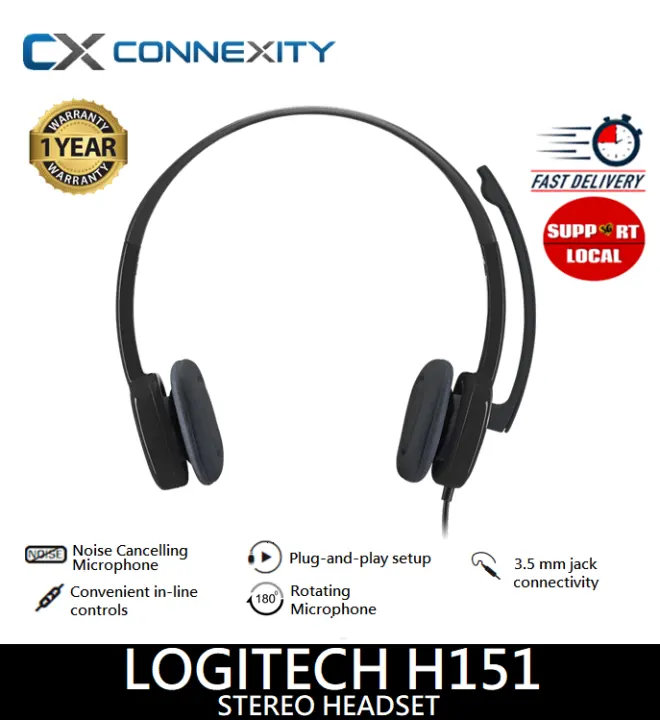 logitech corded headset