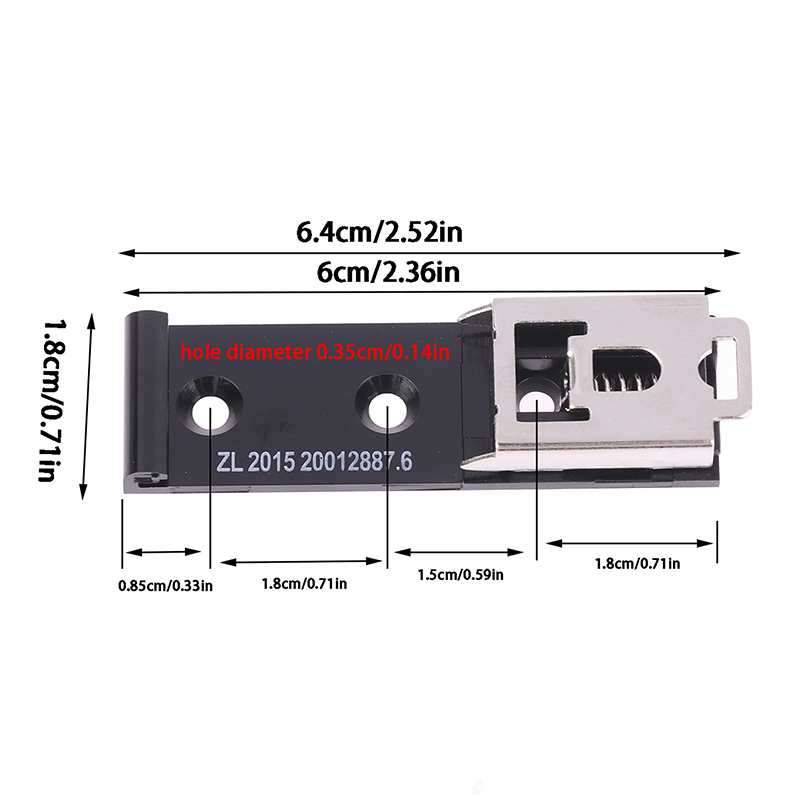 35MM%20U%20Shaped%20DIN%20Rail%20Holder%20Universal%20Rail%20Buckle%20Rail%20Fixed%20Clamp%20Fastener%20Clip%20For%20Relay%20Mounting%20AITENG%20-%20Image%202