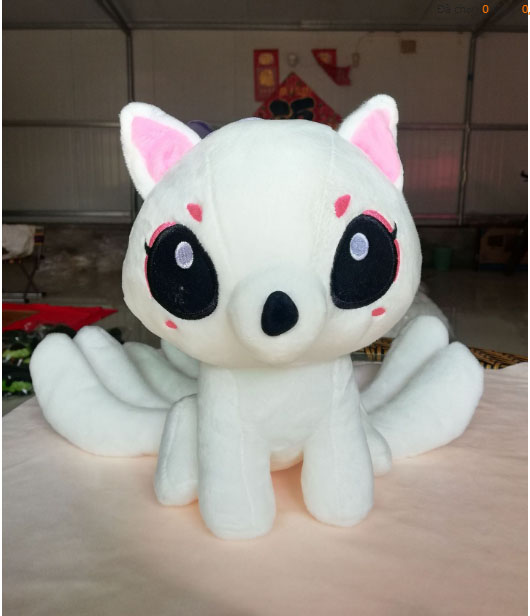 GẤU BÔNG CÁO 9 ĐUÔI SIÊU CU TE KÍCH THƯỚC 25CM