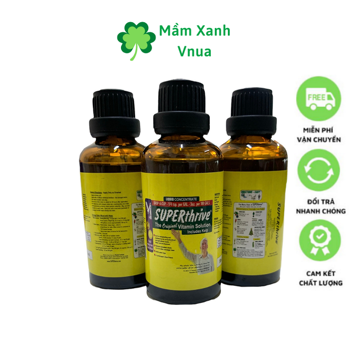 [FreeShip] Phân Bón Kích Thích Sinh Trưởng Cây Trồng SUPER THRIVE 50ml