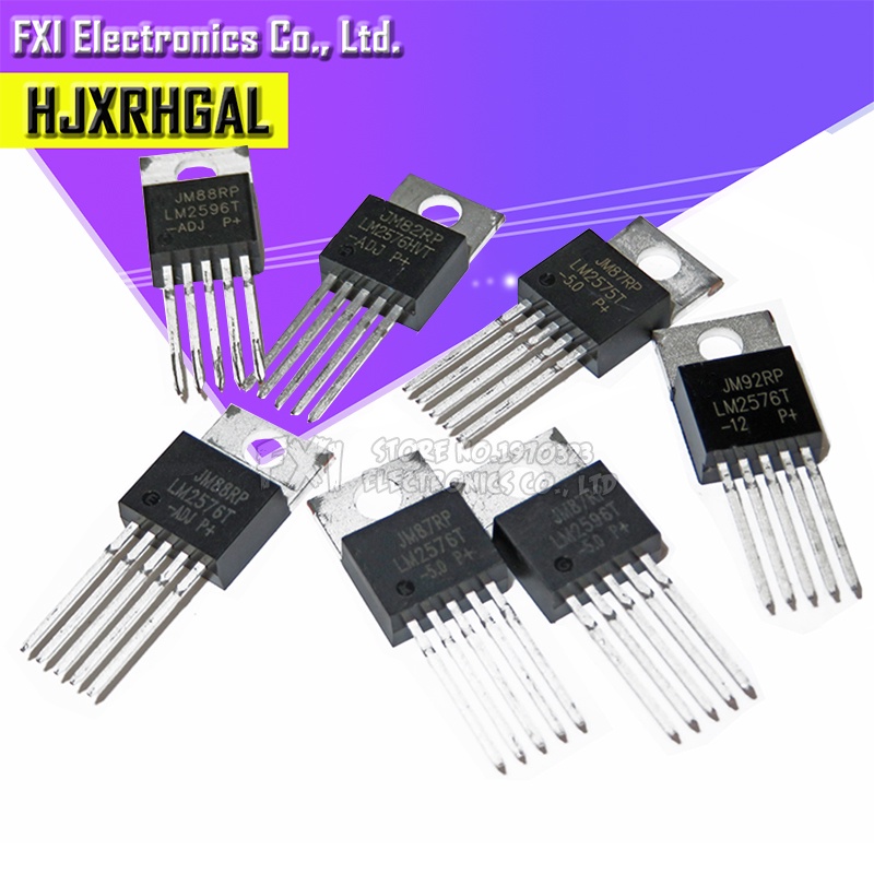10pcs lm2576t-adj lm2596t-3.3 lm2596t-adj lm2575t-5.0 lm2575t-adj lm2576hvt-adj lm2576t-12 lm2576t-5.0 to-220 integrated circuit