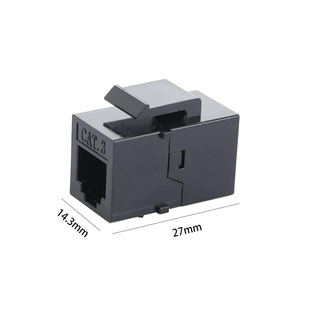 Portable Plug Cable Joiner Coupler Dual Straight Head Ethernet Sockt ...