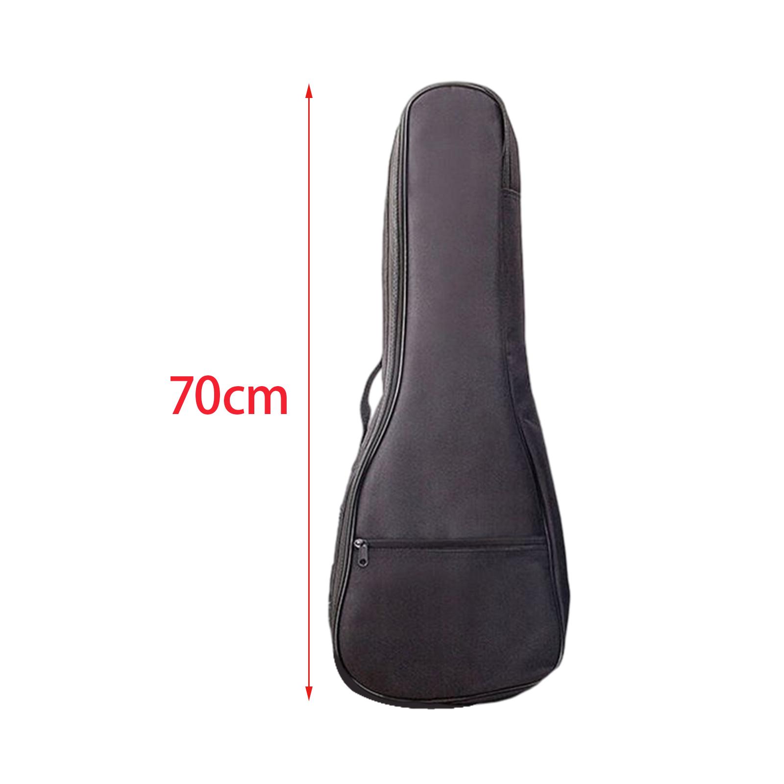 CCCOOL Oxford Ukulele Bass Case with Pockets Adjustable Shoulder Straps Soft
