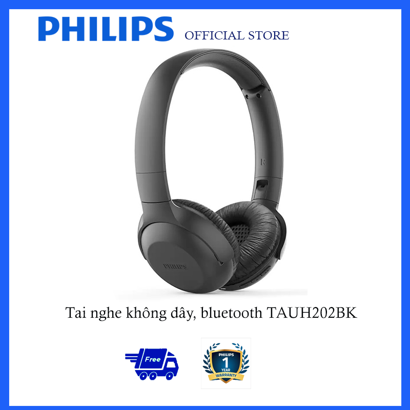 Tai nghe Bluetooth Philips TAUH202BK/00 – Hàng chính hãng