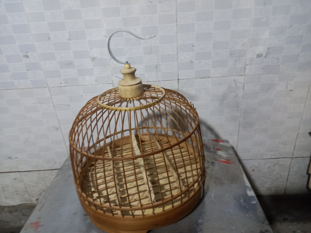 (HCM) LỒNG CHIM CU GÁY BẰNG TRE