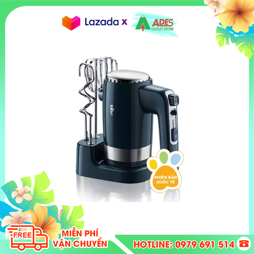 Máy đánh trứng cầm tay bear hm-b01v1 - bản quốc tế - bảo hành chính hãng 12 tháng - new 2021