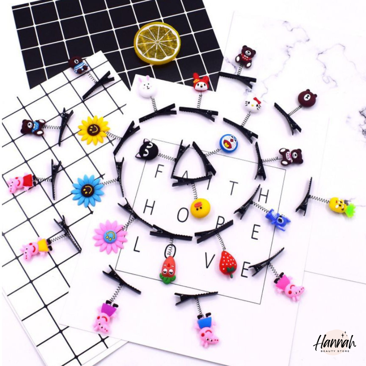 Kẹp tóc lò xo ngộ nghĩnh