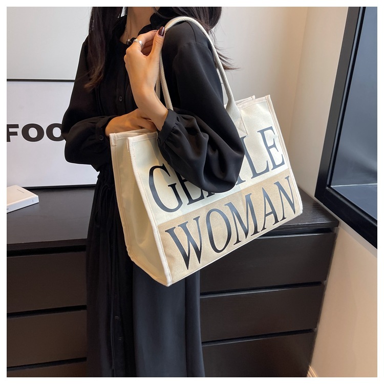 C & K thai Tote mẹ túi vải Monogram Túi Đeo Vai Print