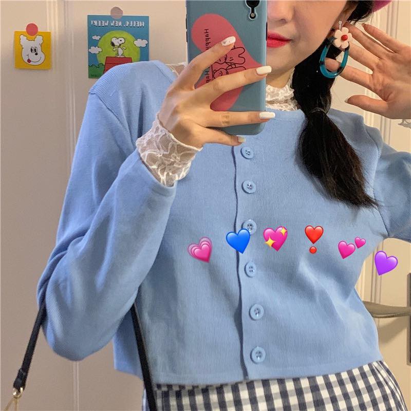 Áo Croptop YAN Tay Dài Nữ Ulzzang