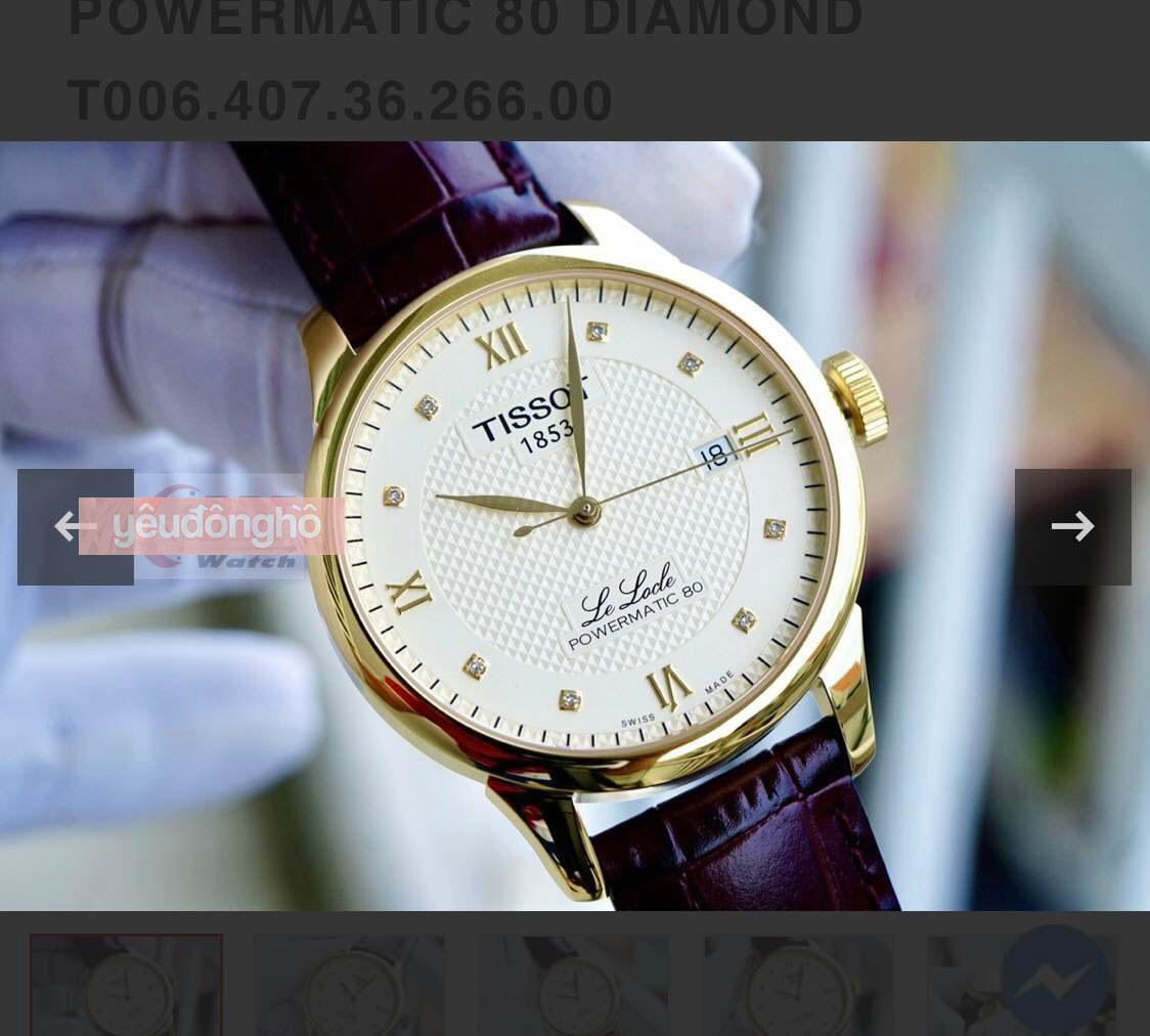 Núm chỉnh giờ đồng hồ Tissot các loại
