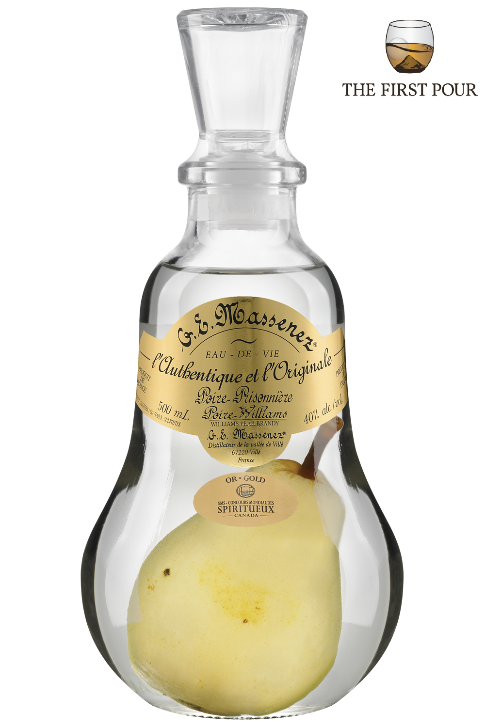その他 POIRE WILLIAMS LIQUEUR 750ml Massenez EDV Poire (Pear) Williams Prisonniere Liqueur (Agent