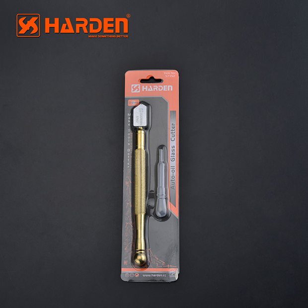 HARDEN 175mm Manual Auto-Oil Glass Cutter Professional Glass Cutting Tool Auto Oil Glass Cutter YG8 Cutter Wheel 570352 - Kings Trading.