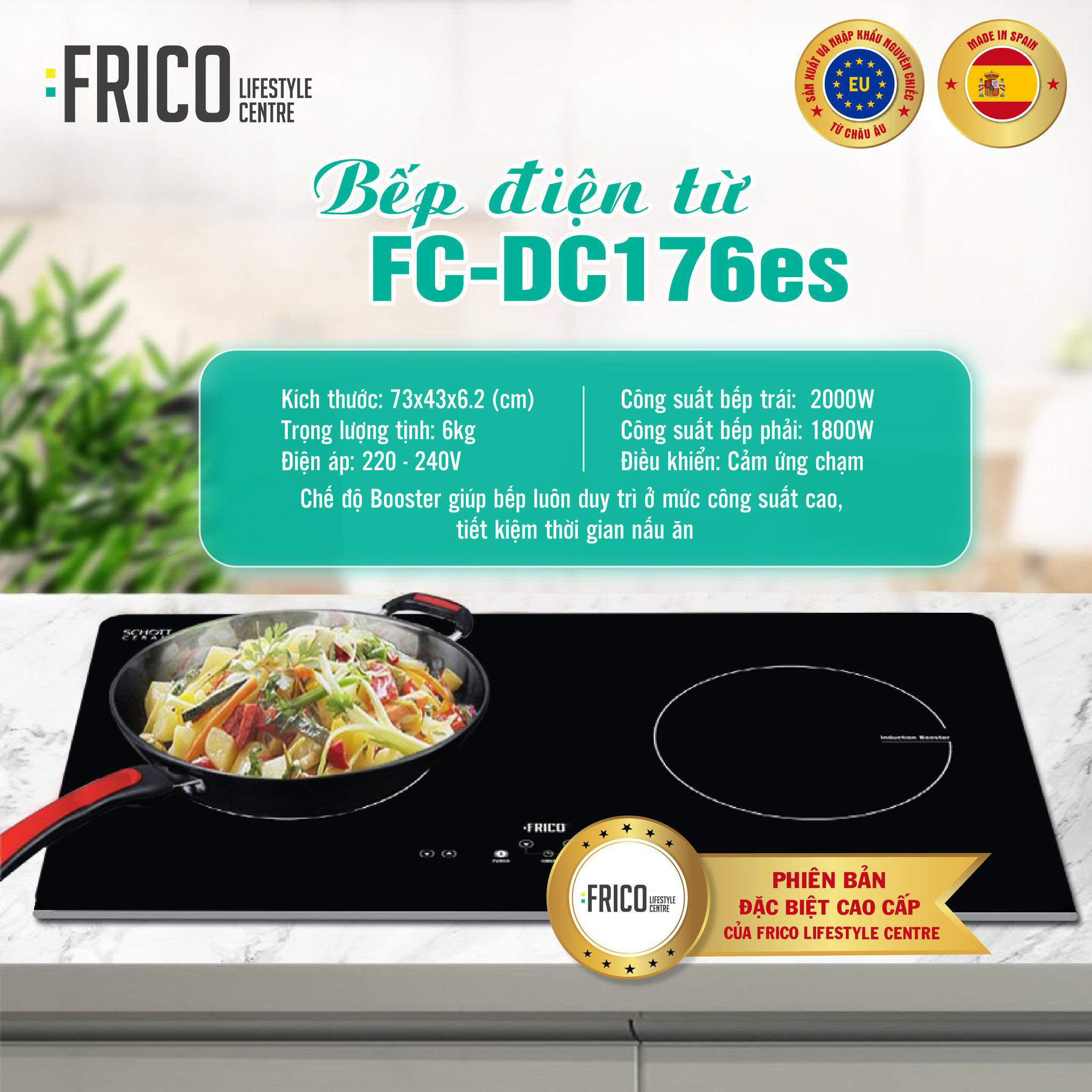 Bếp điện từ FC-DC176es