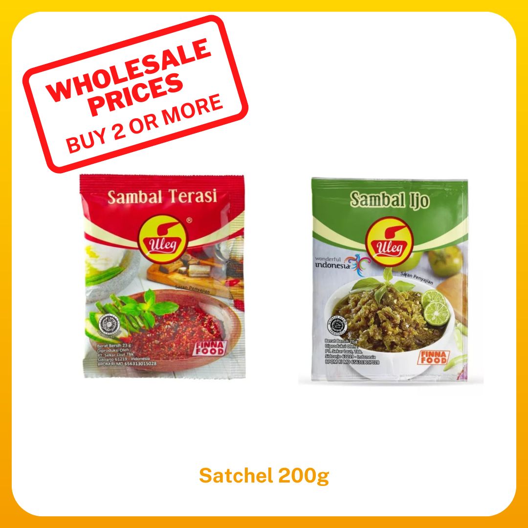 Uleg] Sambal Terasi/Ijo Packet (200g) Tiangs | Lazada Singapore