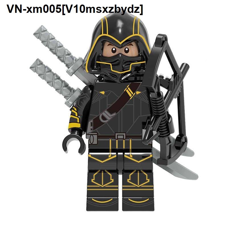 Tương thích với Marvel Avengers Iron Man Captain America Thanos Hawkeye Thor Spider-Man các khối xây dựng lắp ráp