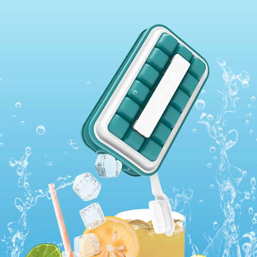 2 in 1 Portable Kettle Silicone Ice Cube Bag Mold Foldable Ice Ball Maker Tray