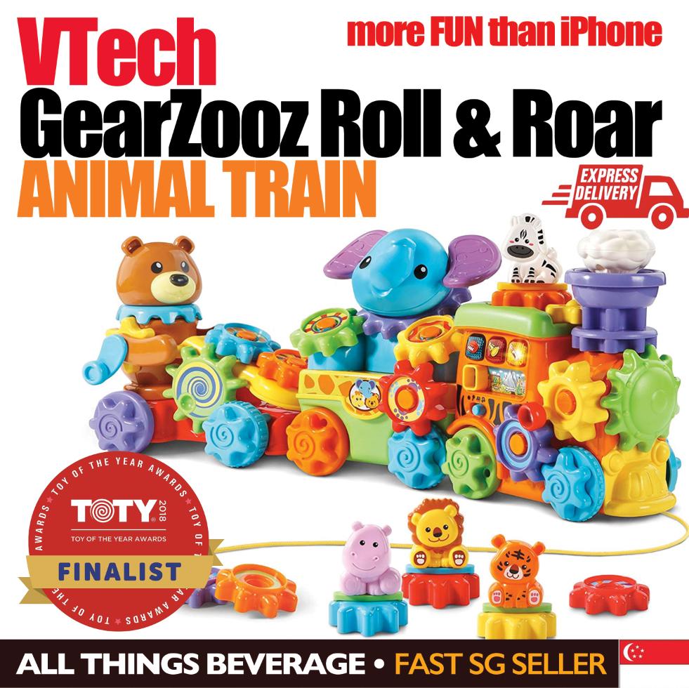 vtech gearzooz roll & roar animal train