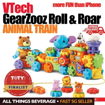 vtech gearzooz roll and roar animal train