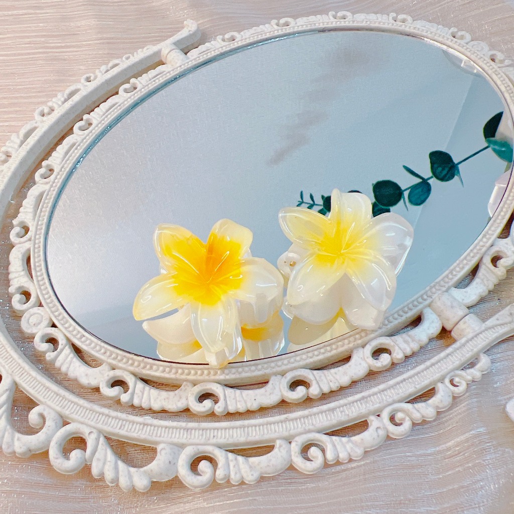 Kẹp tóc hoa sứ nhỏ size 4cm
