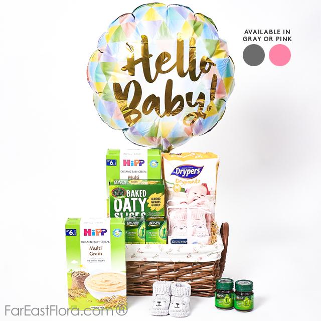 far east flora baby hamper
