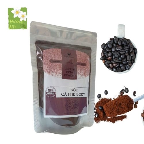 [HCM]Bột cà phê tẩy tế bào chết body Organic Herbs 100gr