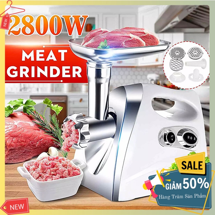 Máy xay thịt, đùn thịt làm lạp xưởng đa năng 2800w