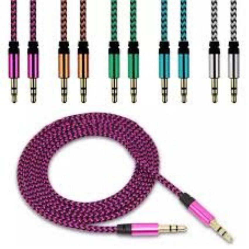 Jack 2 đầu 3.5 mm 4 khấc bọc dù 3 mét