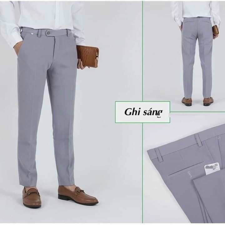 Quần âu nam kiểu dáng công sở hot nhất