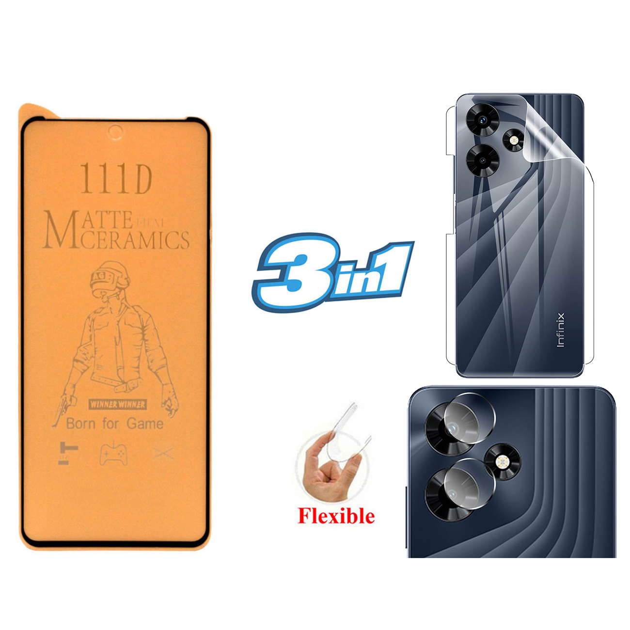 Infinix%20Hot%2030%20Ceramic%20Matte%20Full%20Edge%20to%20Edge%20Unbreakable%20Glass%20Flexible%20Protector%20+%20Back%20Protector%20Jelly%20Clear%20Soft%20Protection%20Film%20Transparent%20Hydrogel%20Film%20Protector%20+%209H%20Gorilla%20Flexible%20Back%20Camera%20Protector%20For%20Infinix%20Hot%2030%20-%20SigmaTel%20-%20Image%202