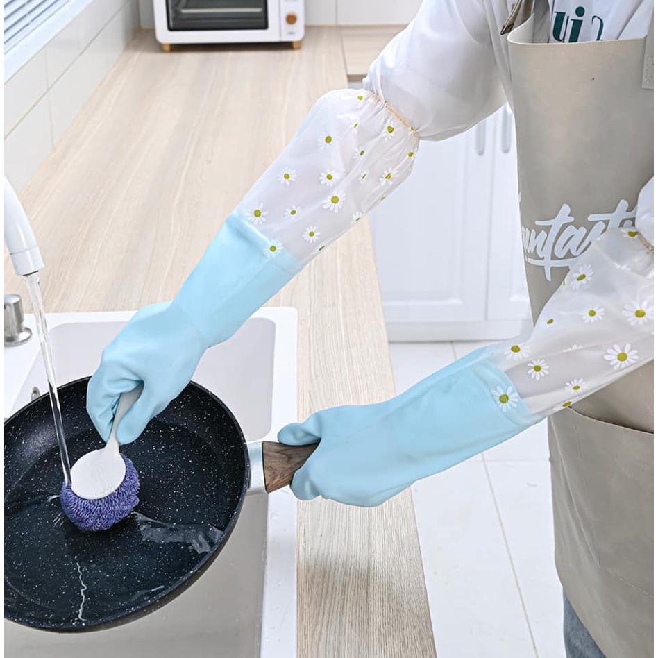 Gloves Waterproof Washing Dishes Clothes Cleaning Toilet Bathroom Gloves Lazada PH