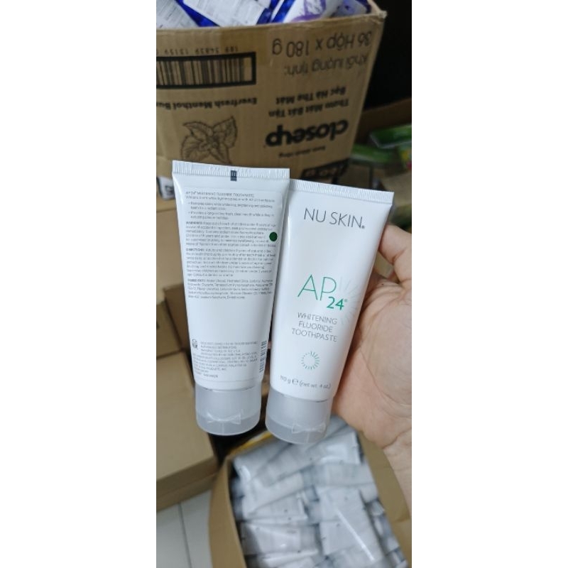 Kem đánh răng trắng sáng AP-24 Whitening Fluoride Toothpaste Nuskin
