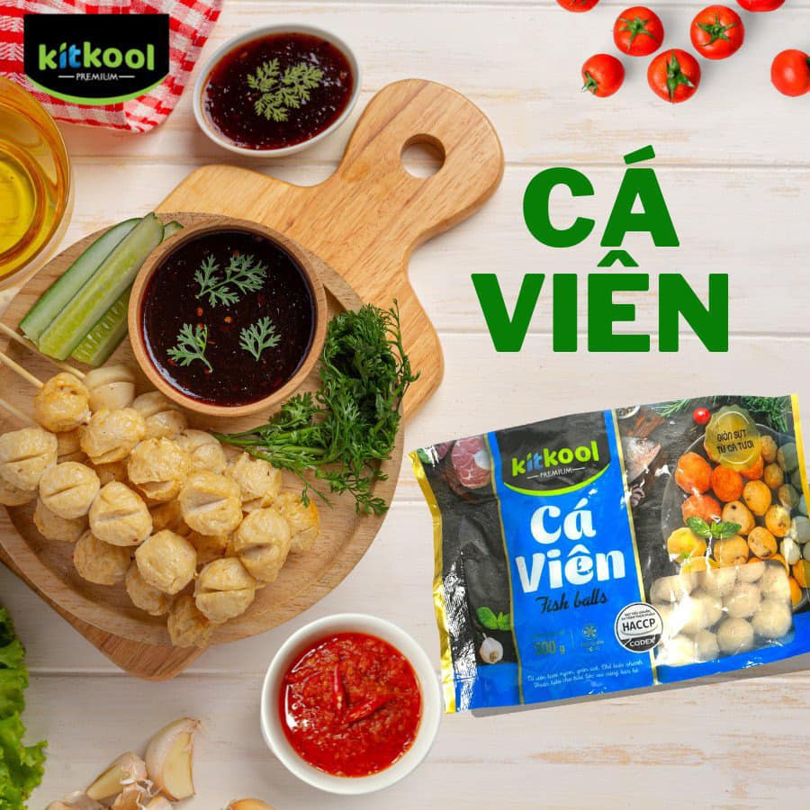 Cá viên Kitkool cao cấp 500g  ( Giao hoả tốc HCM )