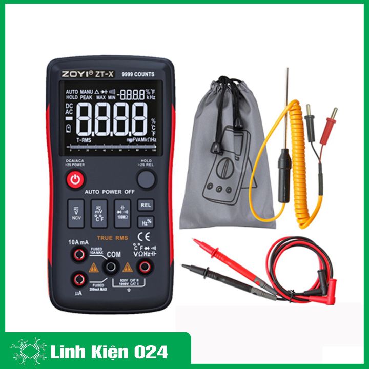 Đồng hồ đo vạn năng Zotek Zoyi ZT-X độ chính xác cao, bảo hành 3 tháng
