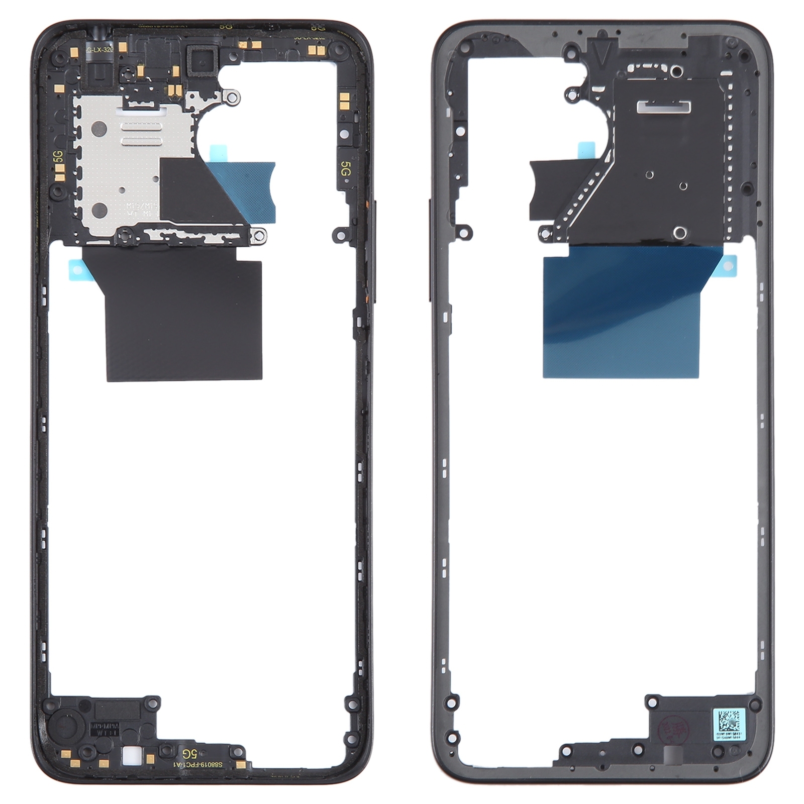 【EcoDealsq】For Xiaomi Redmi 12 4G Front Housing LCD Frame Bezel Plate ...